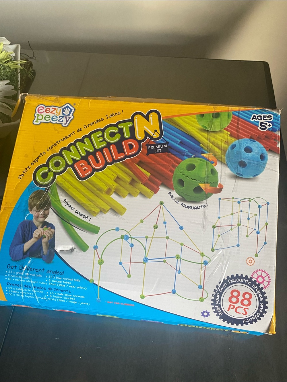 (86) Easy Peezy Connect n Build Fort Kit Kids Construction DIY Activities